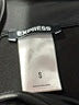 Express Solid Black Track Pants Size S - photo 7