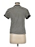Assorted Brands Stripes Black Short Sleeve Top Size M - photo 2
