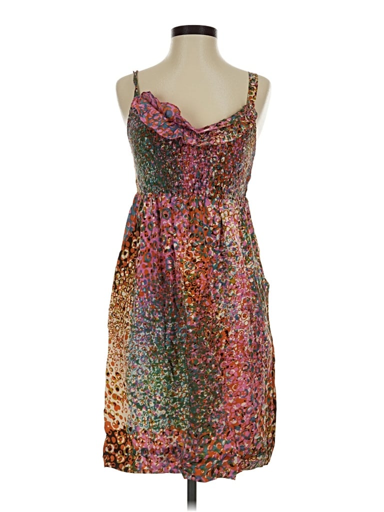 Pre-owned Maeve Cocktail Dress In Brown