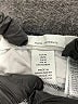 H&M Mama Stripes Ivory Black Shorts Size M - photo 4
