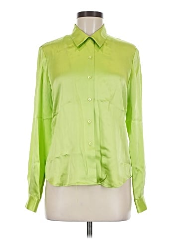 Patrick Christopher Selections Long Sleeve Silk Top (view 1)