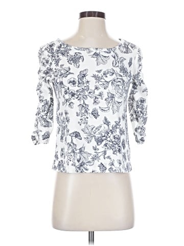 Gloria Vanderbilt 3/4 Sleeve T-Shirt (view 1)