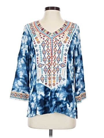 John Mark 3/4 Sleeve Blouse (view 1)