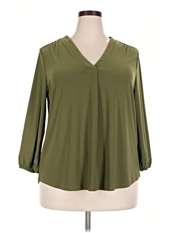 TWO by Vince Camuto 3/4 Sleeve Blouse (view 1)