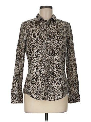 J.Crew Factory Store Long Sleeve Button-Down Shirt (view 1)