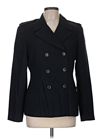 Linda Allard Ellen Tracy Wool Blazer (view 1)