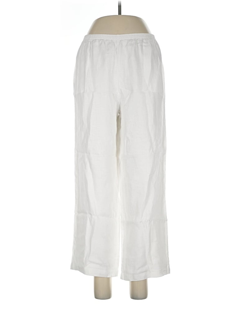 Pre-owned Go Silk Casual Pants In White