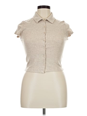 American Eagle Outfitters Sleeveless Button-Down Shirt (view 1)