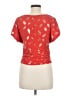 Love Red Short Sleeve Top Size M - photo 2