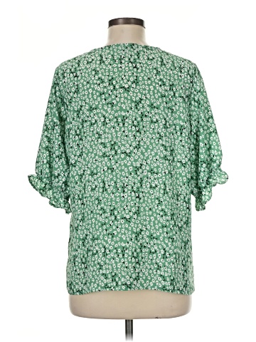 Well Worn 3/4 Sleeve Blouse (view 2)