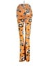 Love Print Orange Casual Pants Size M - photo 2