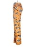 Love Print Orange Casual Pants Size M - photo 5