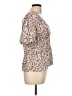 Dear John 100% Rayon Ivory Short Sleeve Blouse Size L - photo 4