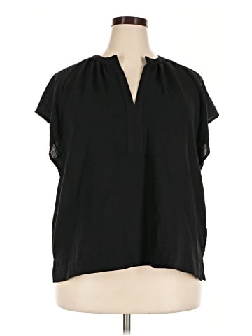 Banana Republic Factory Store Short Sleeve Blouse (view 1)