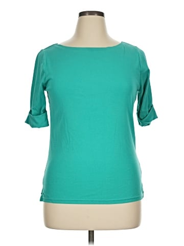 Lauren by Ralph Lauren 3/4 Sleeve T-Shirt (view 1)