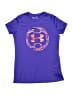 Under Armour 100% Polyester Purple Active T-Shirt Size L (youth) - photo 1