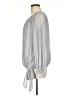 Chaus Silver Long Sleeve Blouse Size M - photo 5