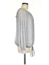 Chaus Silver Long Sleeve Blouse Size M - photo 4