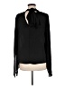 Soprano 100% Polyester Black Long Sleeve Blouse Size M - photo 2