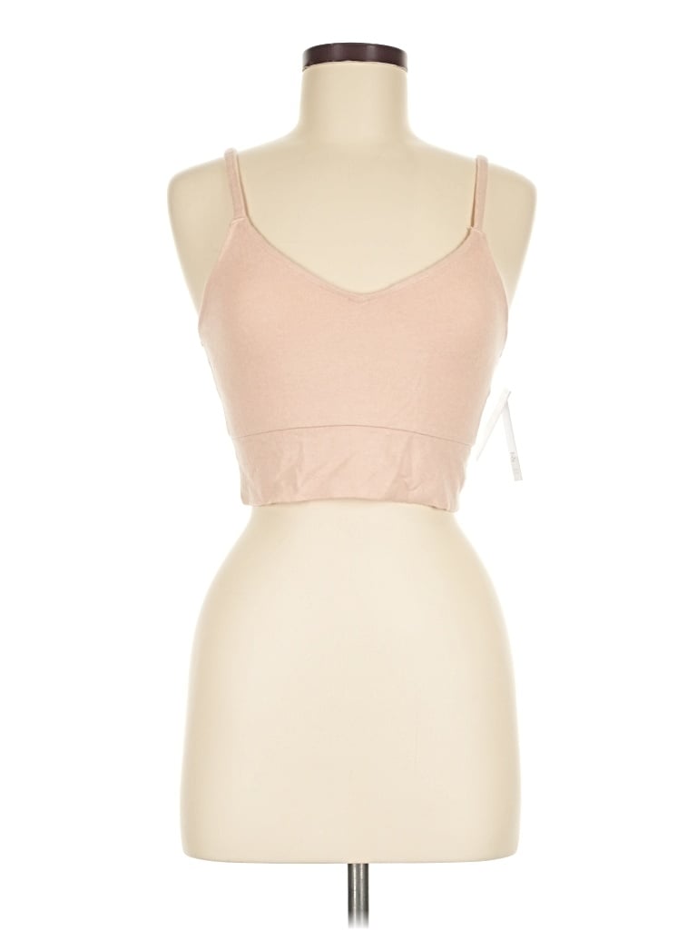 Bp. Tank Top Tan Strapless Neckline Tops In Multi