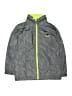 Garb 100% Polyester Solid Gray Windbreaker Size 7 - 8 - photo 1