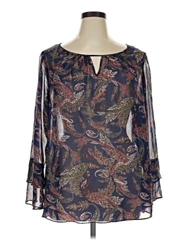 AGB 3/4 Sleeve Blouse (view 1)