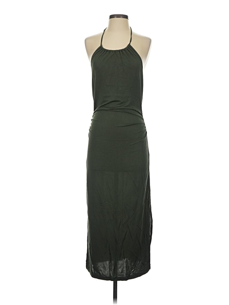 Pre-owned Blue Rain Casual Dress In Green