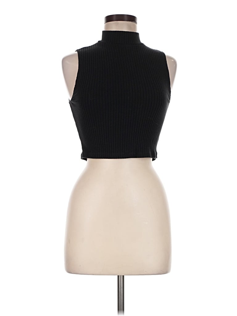Pre-owned Reformation Tank Top Black Halter Neckline Tops
