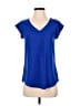 Express Blue Short Sleeve Top Size XS - photo 1