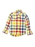 Mini Boden 100% Cotton Checkered-gingham Yellow Long Sleeve Button-Down Shirt Size 3 - 4 - photo 1