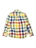 Mini Boden 100% Cotton Checkered-gingham Yellow Long Sleeve Button-Down Shirt Size 3 - 4 - photo 2