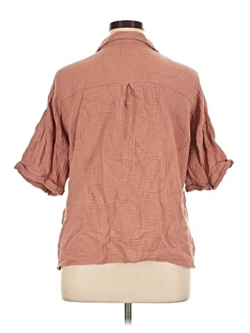 Eden & Olivia 3/4 Sleeve Button-Down Shirt (view 2)