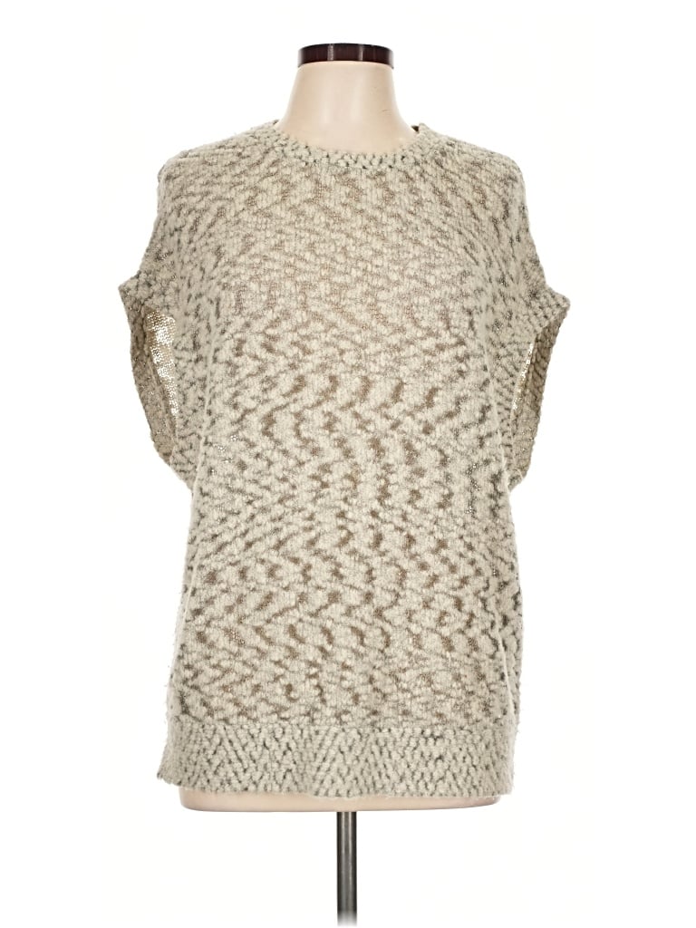 Pre-owned Robert Rodriguez Sleeveless Top Tan Boatneck Tops