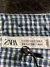 Zara Checkered-gingham Blue Casual Pants Size 13 - 14 - photo 3