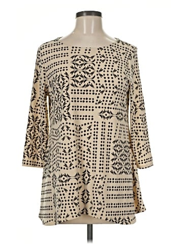 JM Collection 3/4 Sleeve Blouse (view 1)