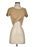 Ekouaer Tan Short Sleeve Top Size S - photo 1