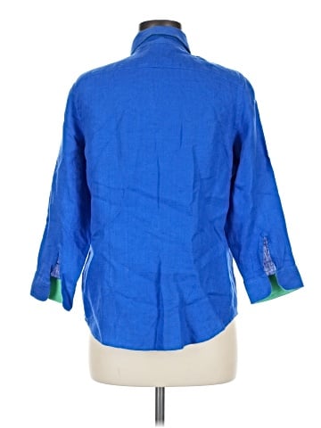 Lauren by Ralph Lauren 3/4 Sleeve Button-Down Shirt (view 2)