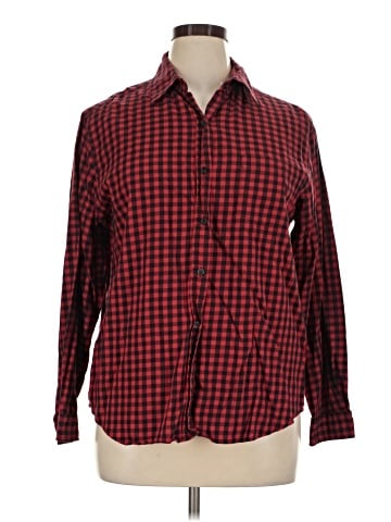 Evan Picone Long Sleeve Button-Down Shirt (view 1)