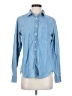 Gap 100% Acrylic Blue Long Sleeve Button-Down Shirt Size S - photo 1