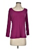 Harve Benard Purple 3/4 Sleeve Top Size S - photo 1