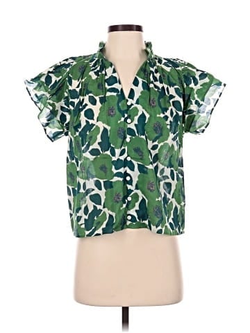 Birds of Paradis by Trovata Short Sleeve Blouse (view 1)