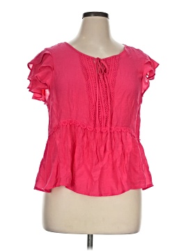 NANETTE Nanette Lepore Short Sleeve Blouse (view 1)