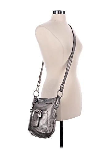 B Makowsky Leather Crossbody Bag (view 2)
