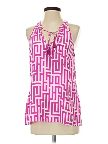 Britt Ryan Sleeveless Silk Top (view 1)