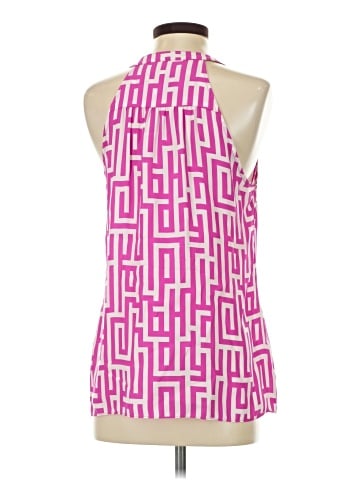 Britt Ryan Sleeveless Silk Top (view 2)