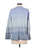 Ella Moss Color Block Blue Pullover Sweater Size S - photo 2