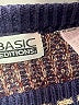 Basic Editions Tweed Blue Pullover Sweater Size M - photo 7