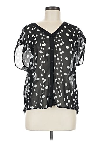 Love Stitch Short Sleeve Blouse (view 1)
