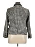 Ann Taylor Houndstooth Gray Blazer Size 16 - photo 2