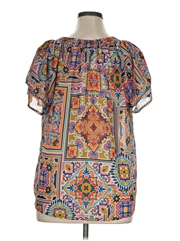 Democracy Short Sleeve Blouse (view 2)